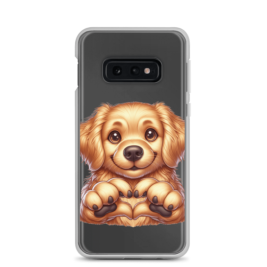 Heartwarming Golden Retriever Puppy Clear Samsung® Case product image (3)