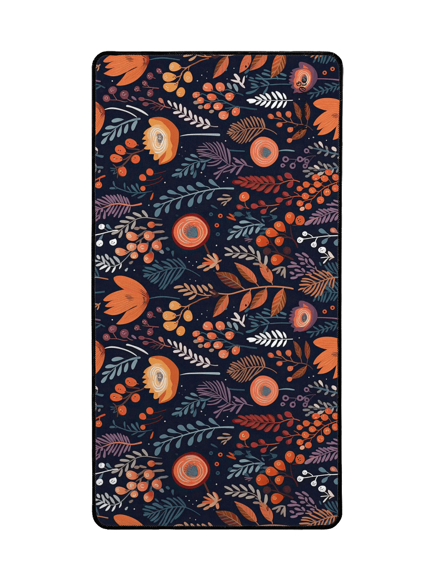 Dark Floral Pattern Desk Mat by Treasure Pie product image (2)