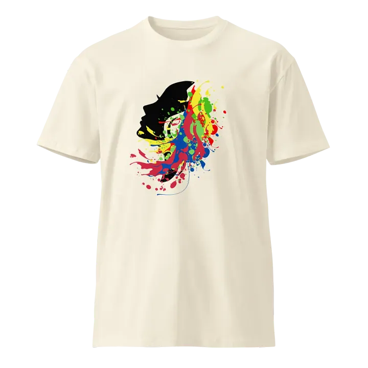 Abstract Women Face - Unisex Premium T-Shirt product image (1)