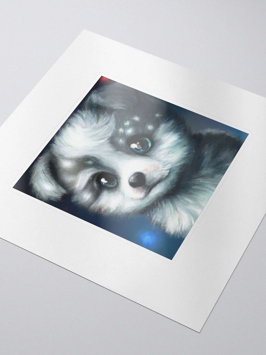 Cute Galactic Puppy Delta Sticker product image (3)