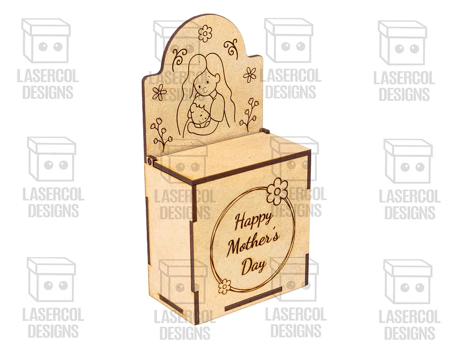 Mother's Day Gift Boxes (3 Sizes, 5 Styles) - Laser Cut Files product image (8)