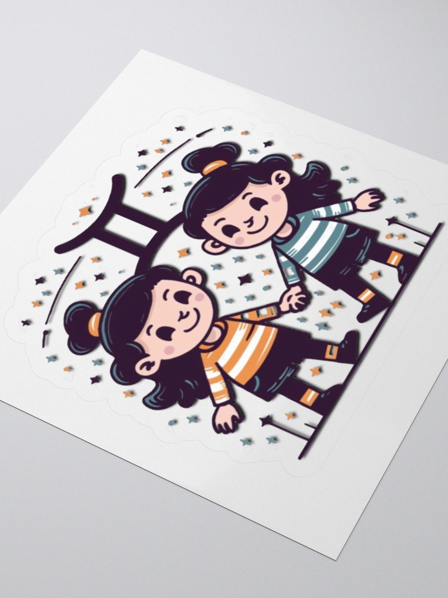Gemini Twins Sticker product image (7)