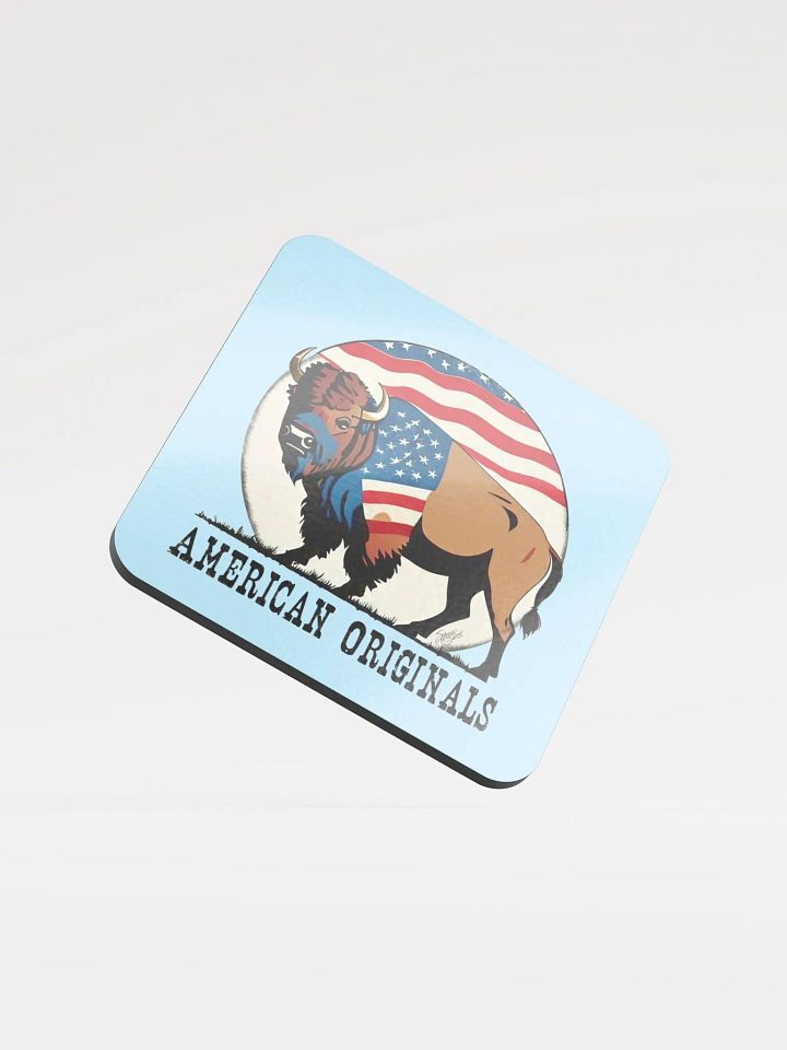 American Original Bison Glossy Coasters product image (1)
