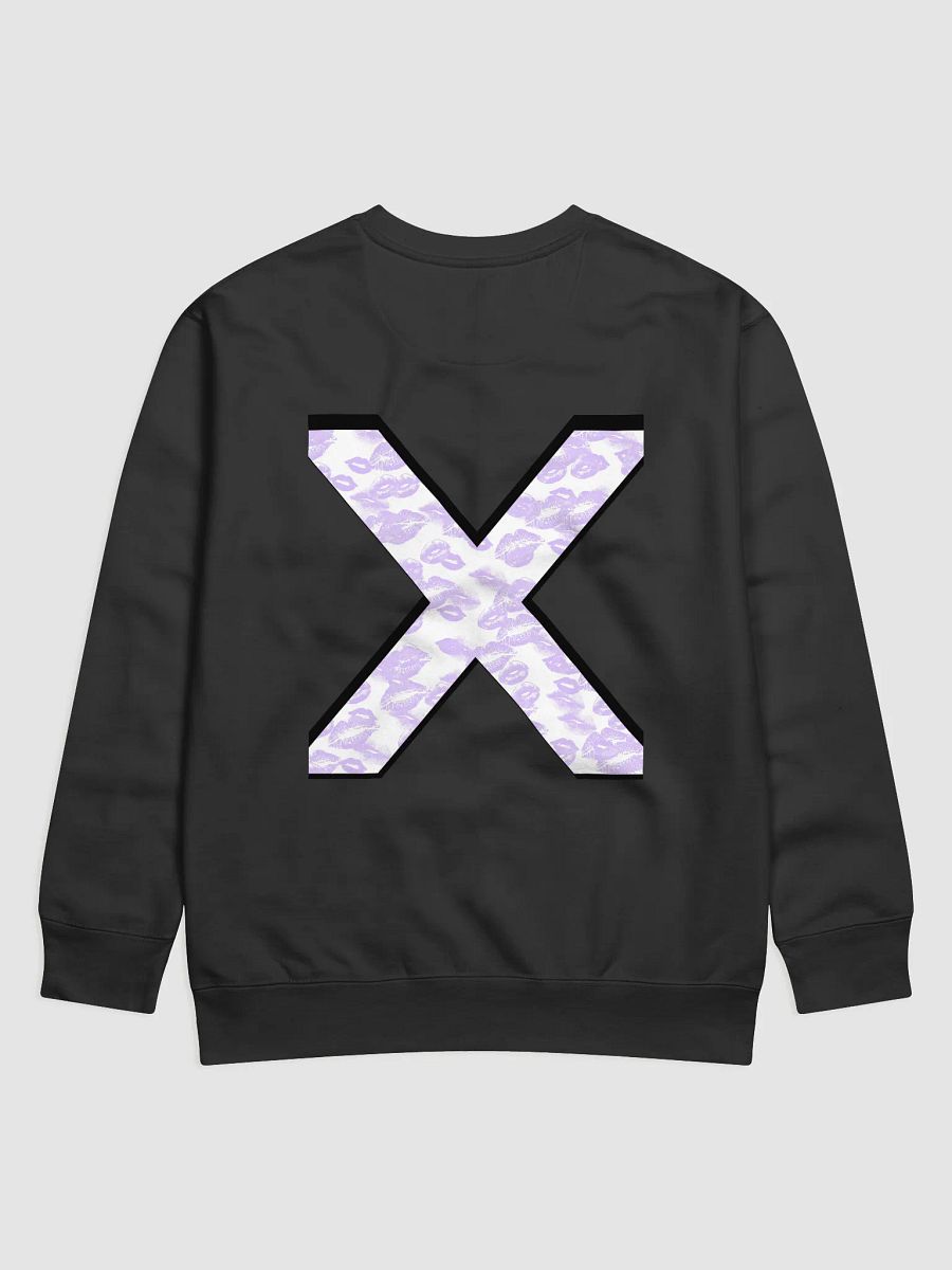 White X Lilac Lipstick Kisses Crewneck product image (13)