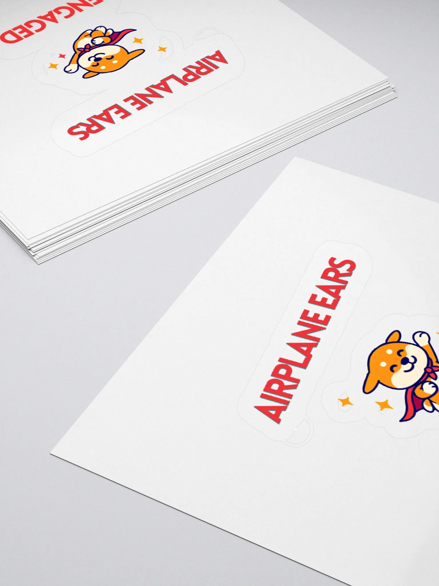 Airplane Ears Kiss Cut Stickers product image (12)