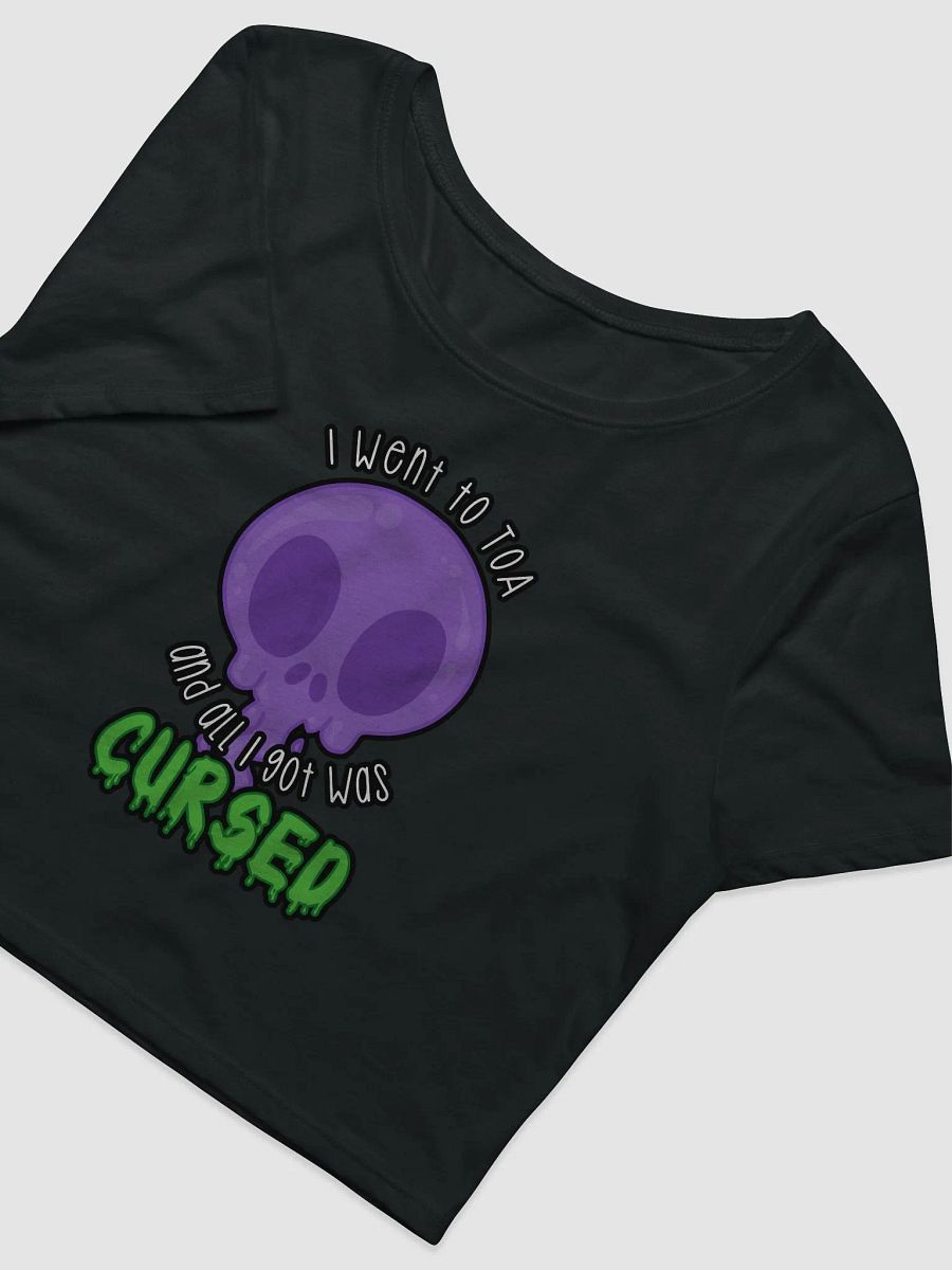 All I Got Was Cursed - Warlock - Crop Tee product image (5)