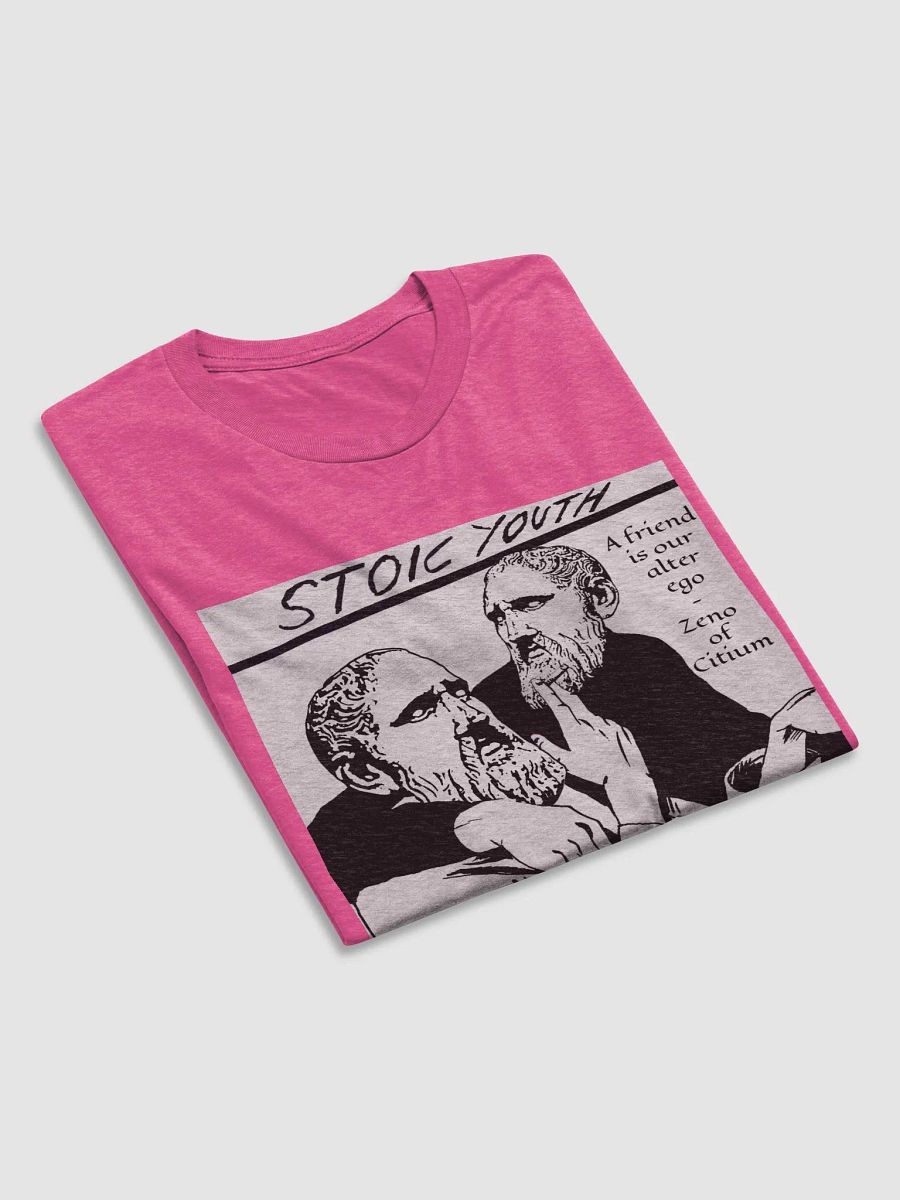 Stoic Youth Zeno of Citium quote Bella+Canvas Triblend Short Sleeve T-Shirt product image (5)