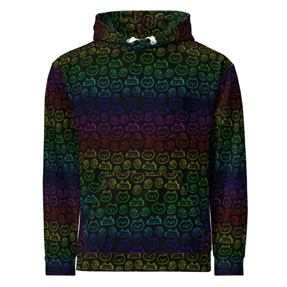 Rainbow Cat Design - Black product image (10)