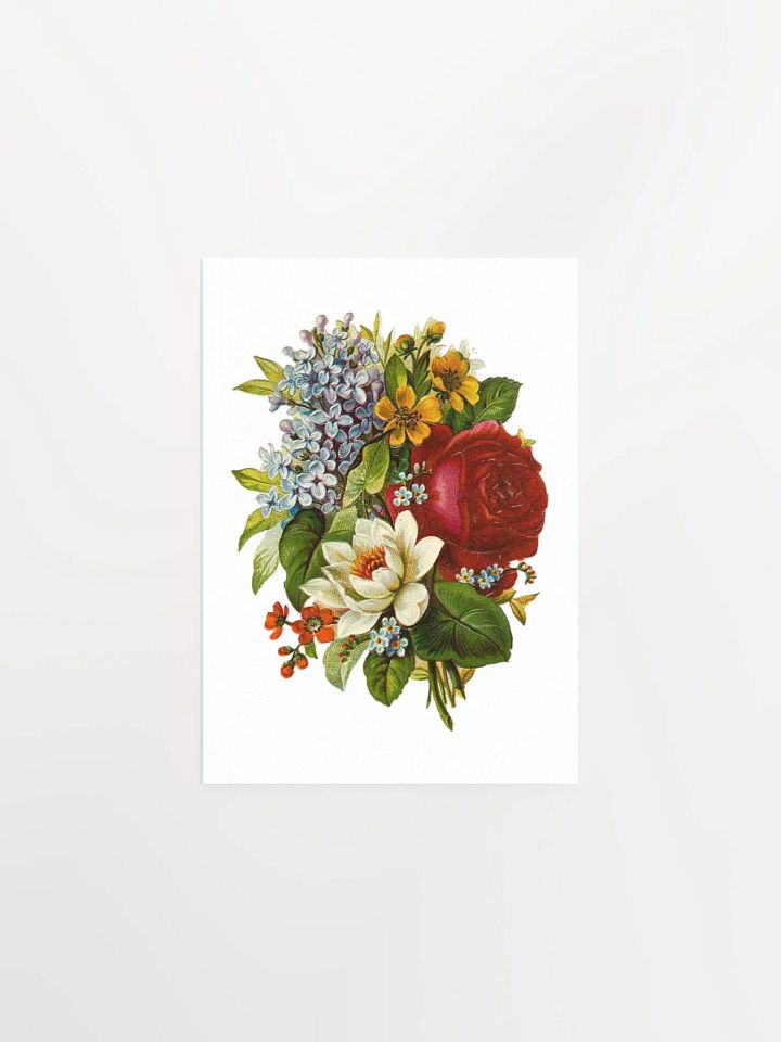 Vibrant Floral Cluster Poster Print product image (1)