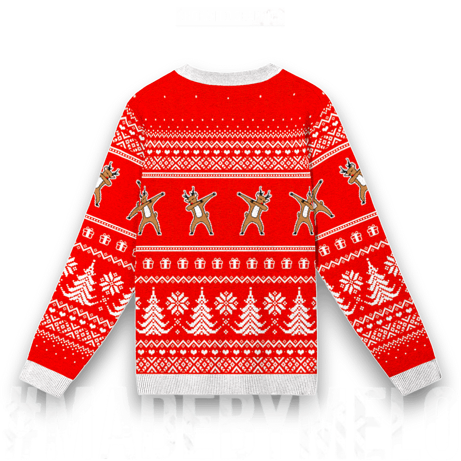 Ugly Sweater: Reindeer Dab - MELOGRAPHICS [Classic] | #MadeByMELO product image (2)