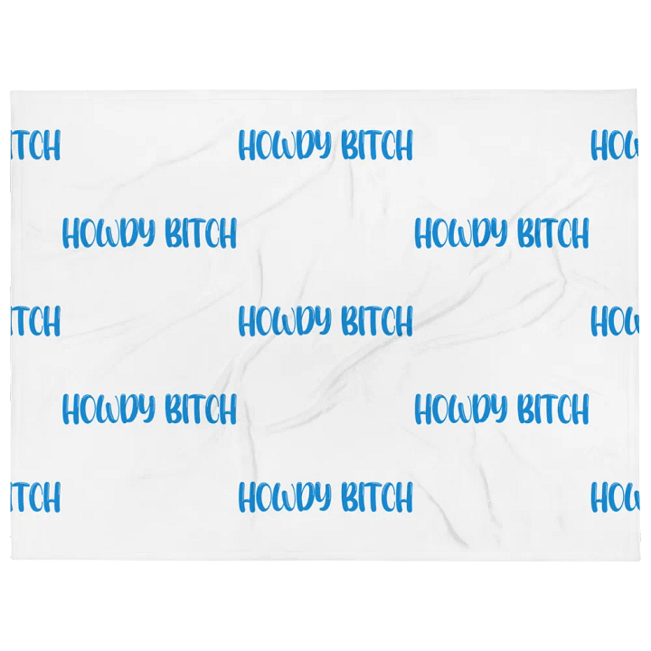 Howdy Bitch Blanket product image (1)