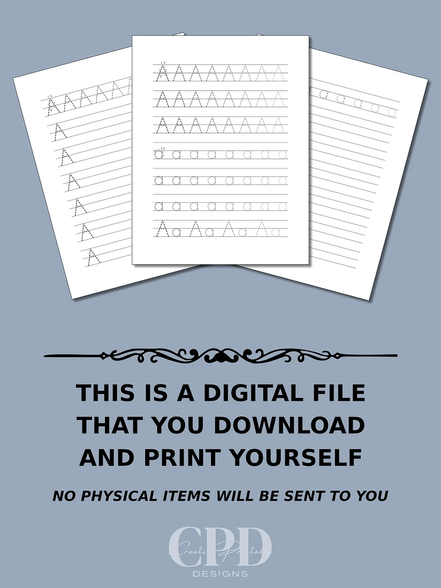 Printable ABC Letter Tracing Practice Pages product image (3)