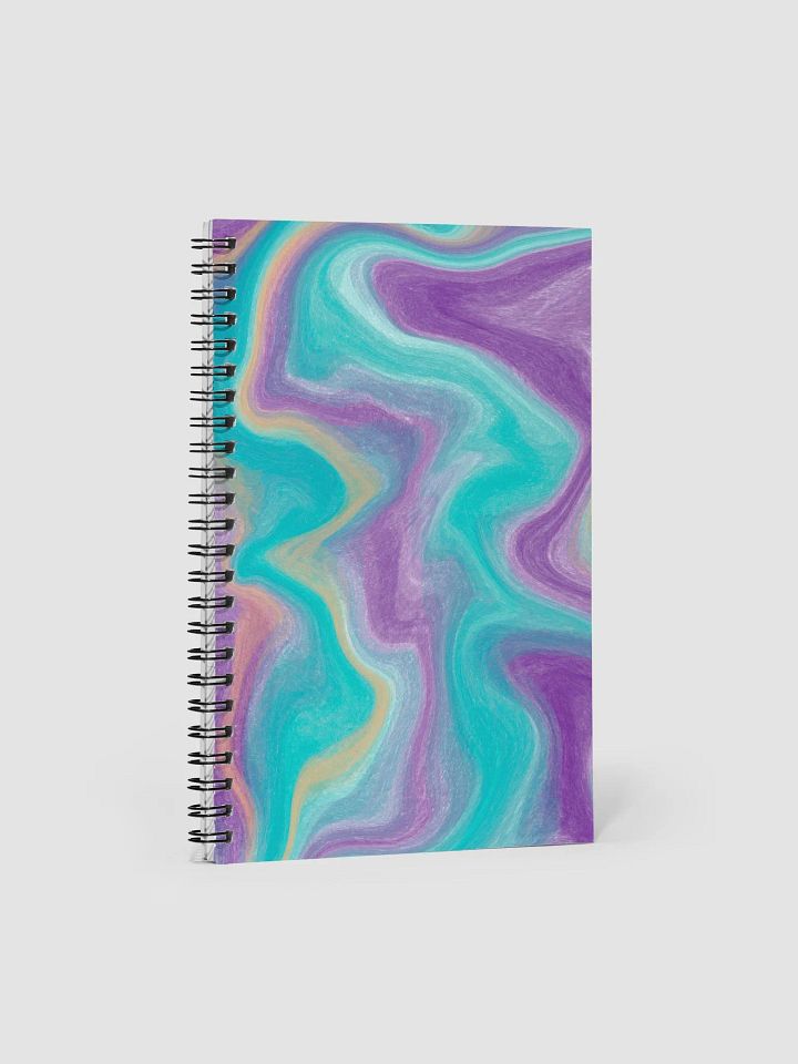 Purple and Teal Marble Fluid Art product image (1)