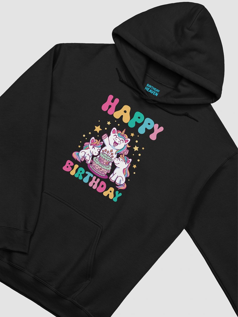 Happy Birthday (Unicorns With Birthday Cake) Hoodie product image (3)