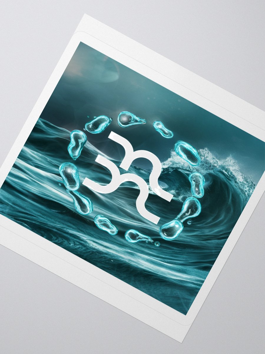 Exclusive Aquarius Zodiac Vinyl Sticker - Celestial Water-Bearer Art product image (6)