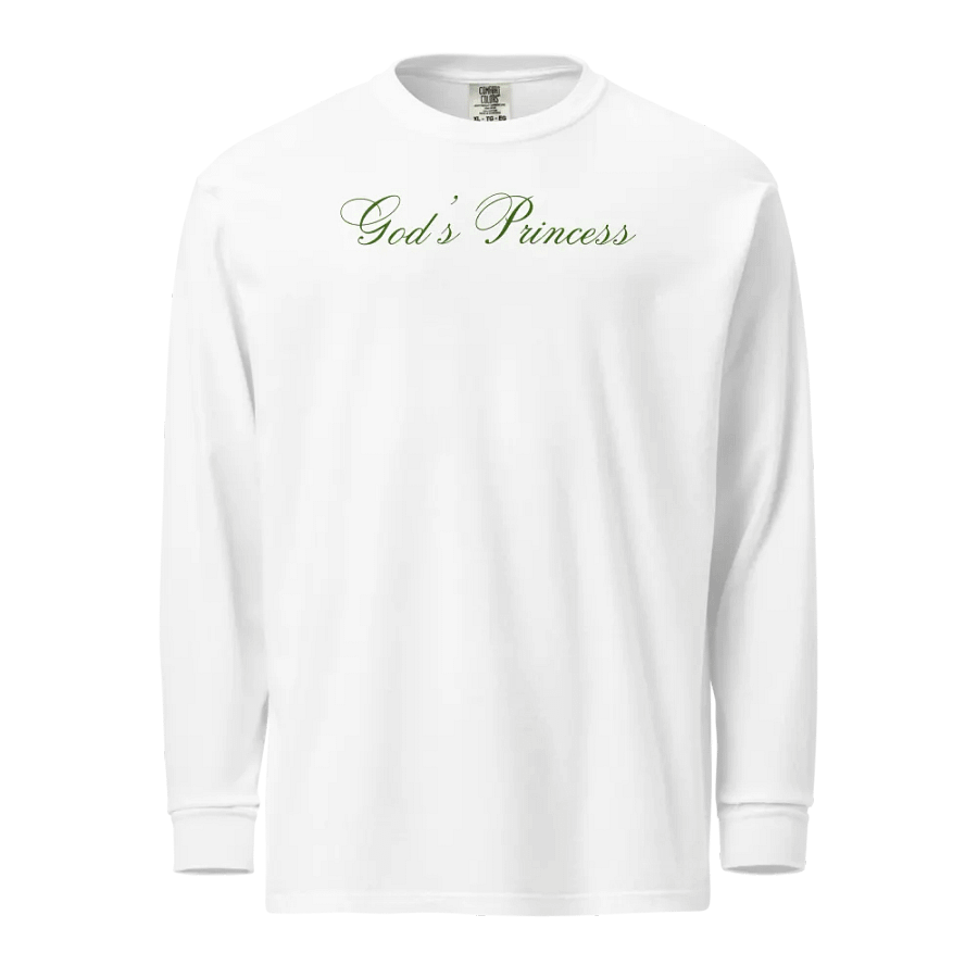 God's Princess (Dark Green Script) Long Sleeve product image (1)