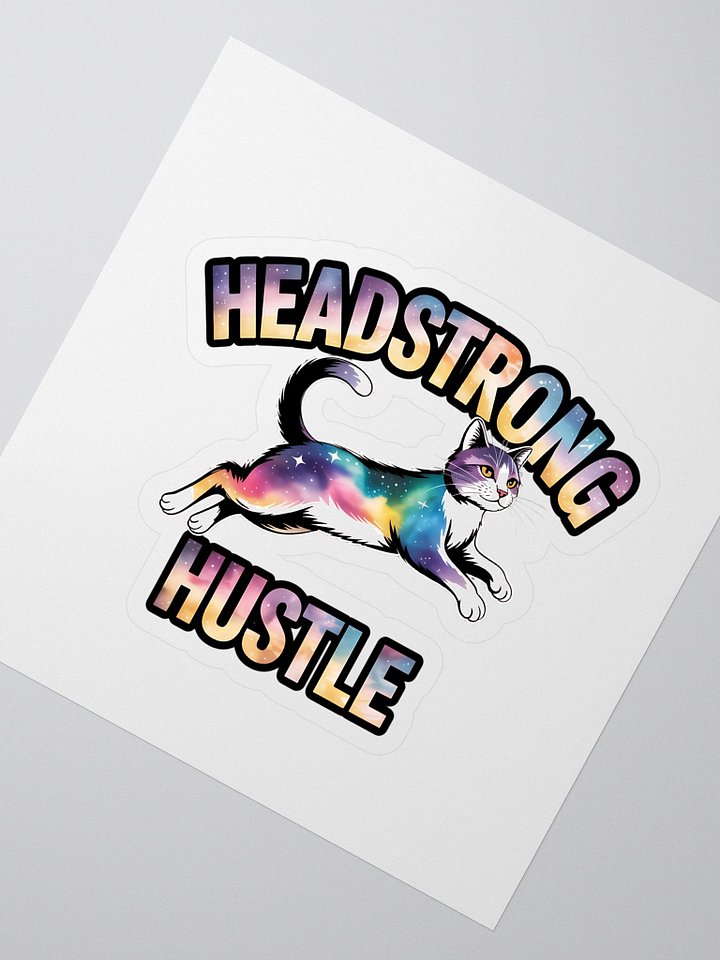 Cosmic Cat Hustle Kiss Cut Stickers product image (2)