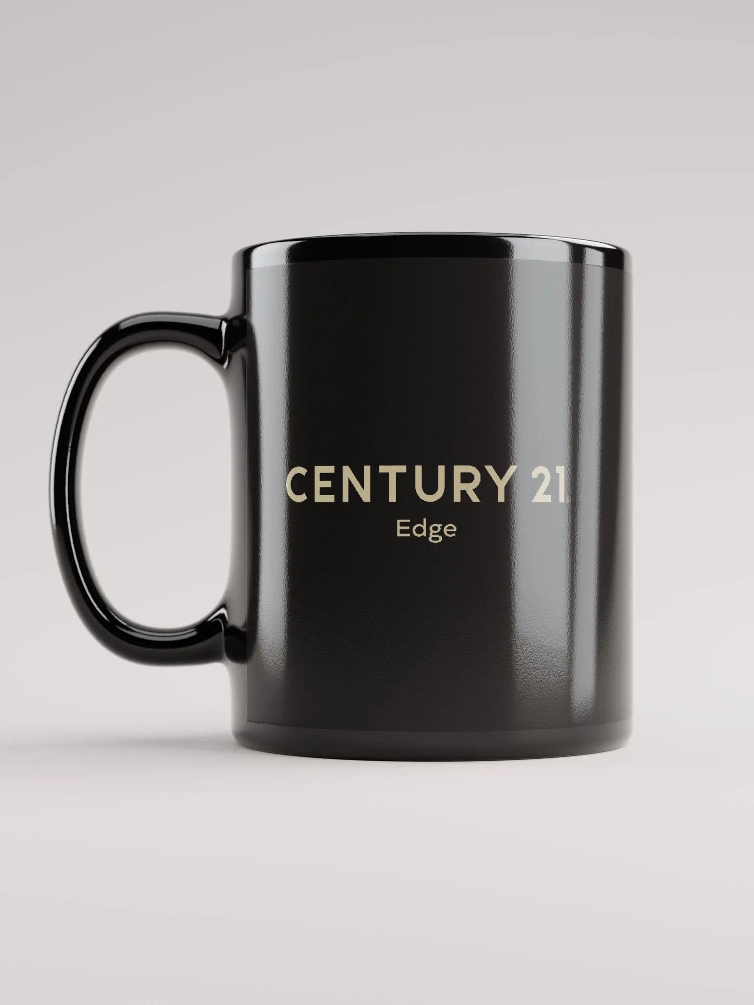 Black Glossy Mug with Wordmark in Gold product image (12)