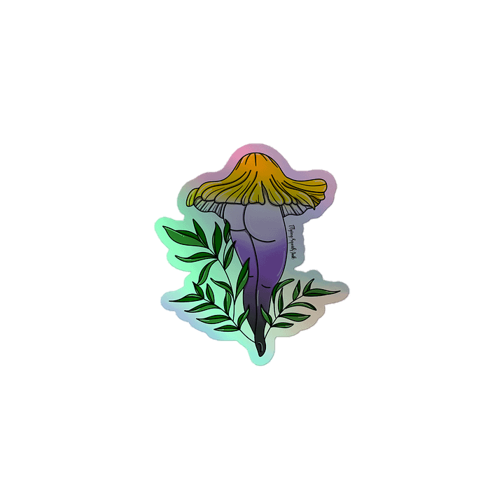 Nonbinary Mush- Holo Sticker product image (1)