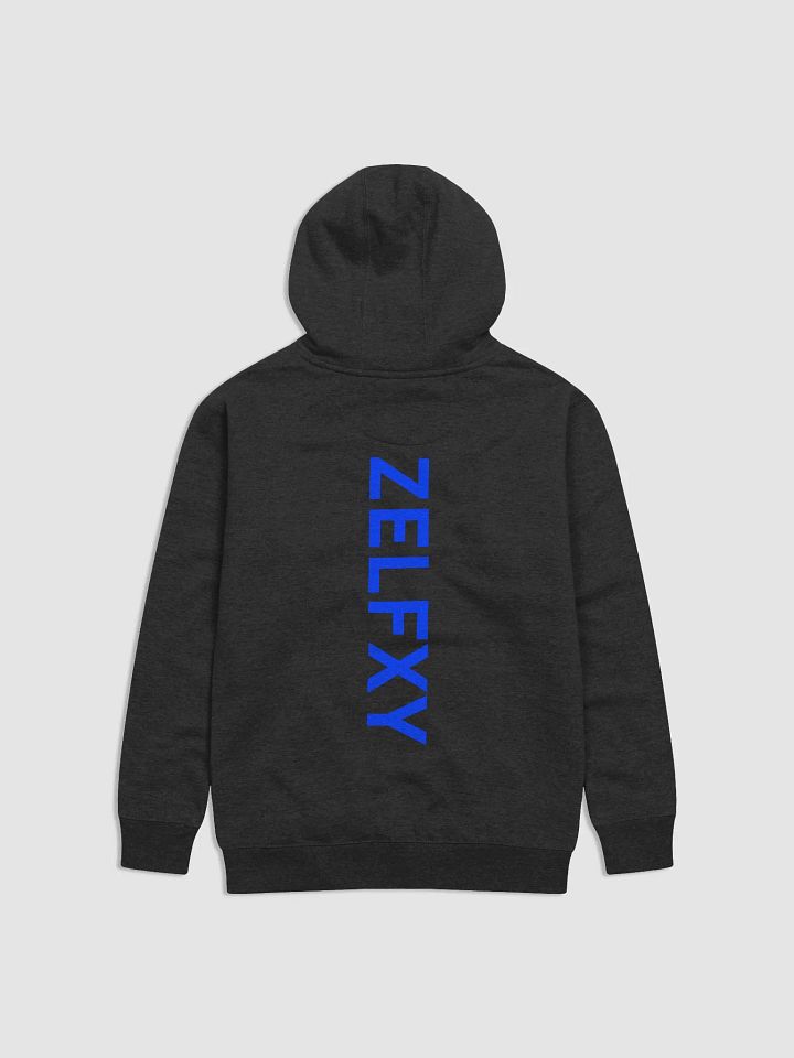 Blue Logo Hoodie - Black product image (2)