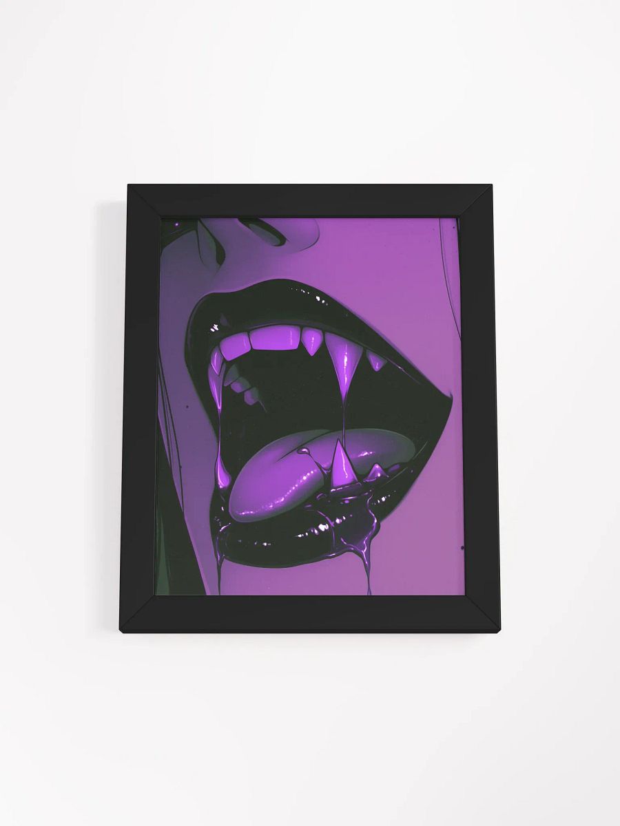 Pink Fangs Framed Poster product image (1)