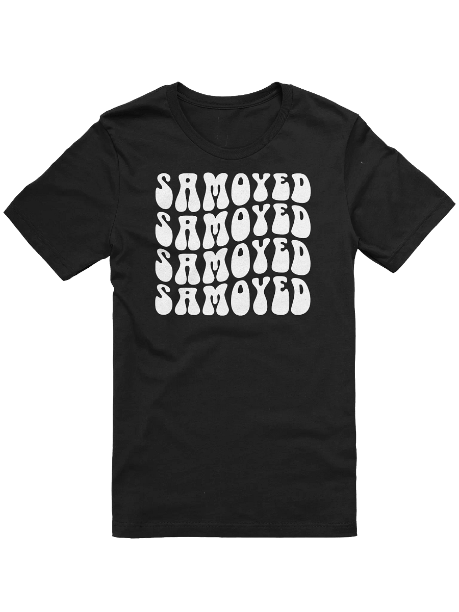 Samoyed Dog Retro Wavy 70's Style Inspired T-Shirt product image (3)