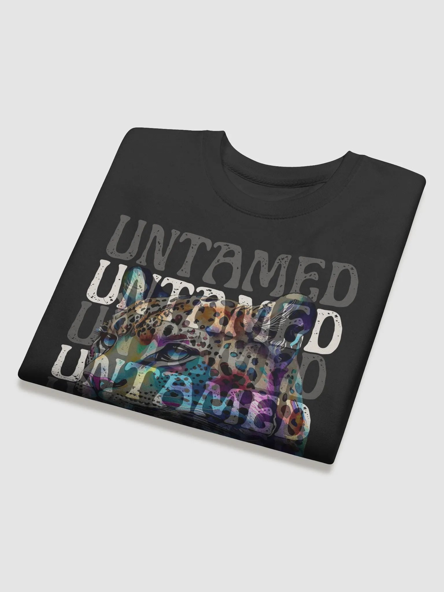 Untamed Leopard Front Graphic Sweatshirt product image (4)