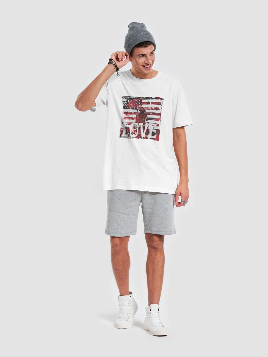 American Flag Firefighter Love product image (7)