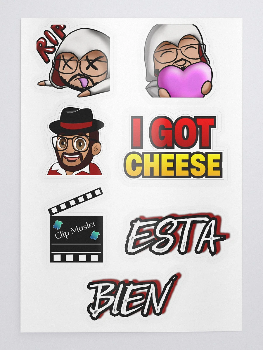 Twitch Emotes Kiss Cut Sticker Sheet product image (1)