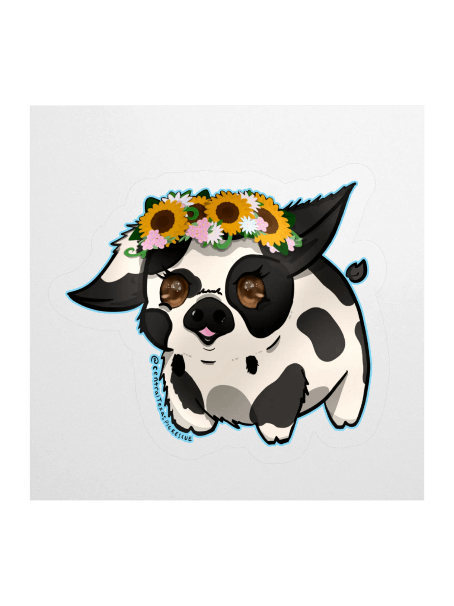 Georgie in Spring Sticker product image (2)