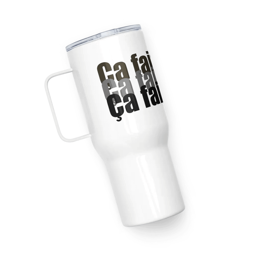 ''Ça fait plaisir'' Tasse de voyage avec poignée product image (5)
