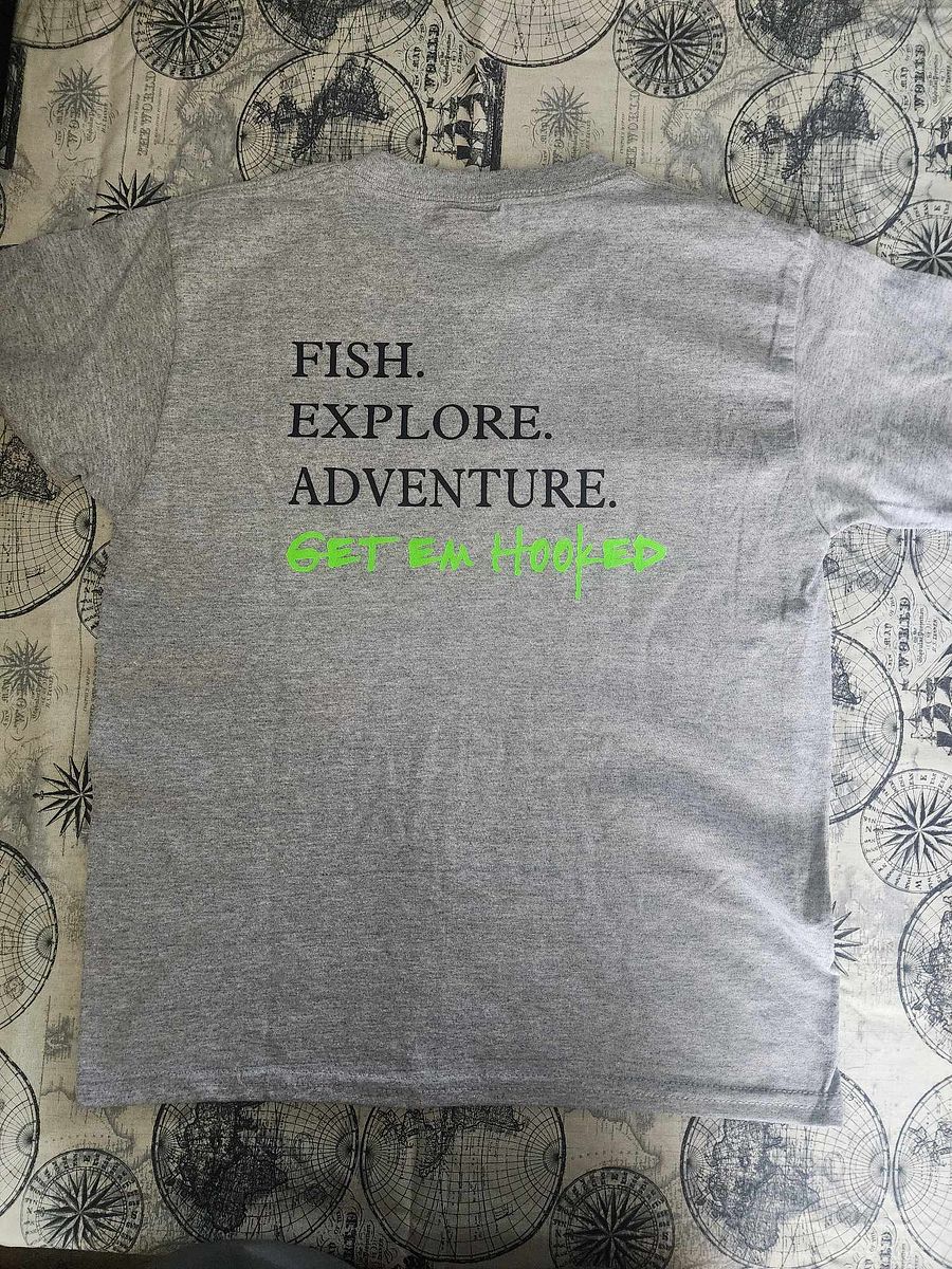Get Em Hooked - Fish Explore Adventure T-Shirt product image (5)