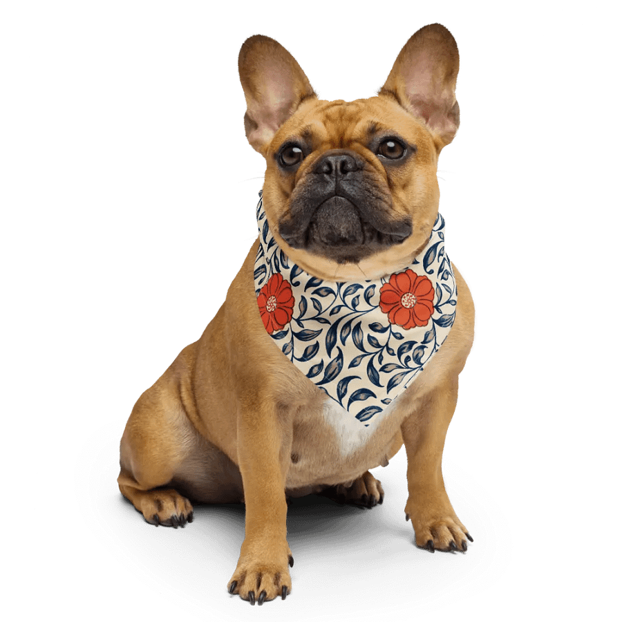 Orange Floral Fantasy Bandana product image (5)
