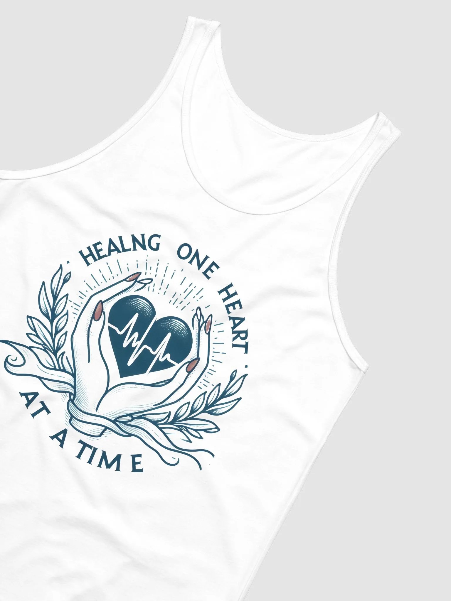 Heart health: Healing Heart EKG Tank product image (11)
