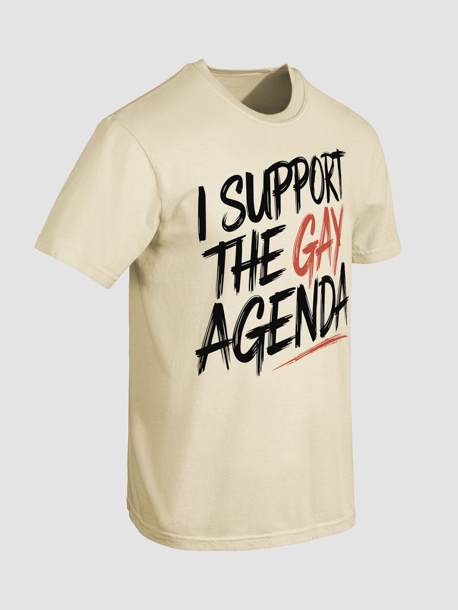I Support The Gay Agenda Unisex T-Shirt product image (7)