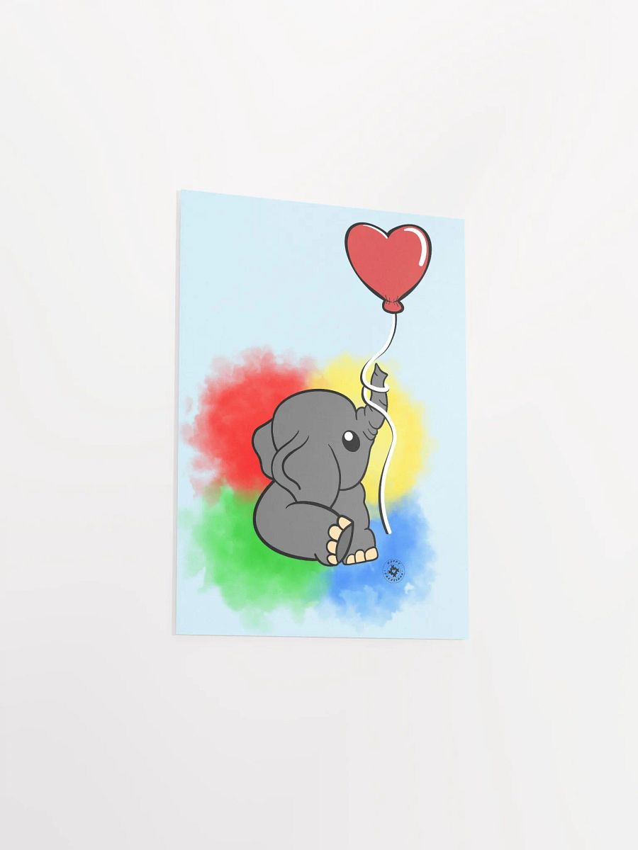 Loveable Elephant Matte Poster product image (5)