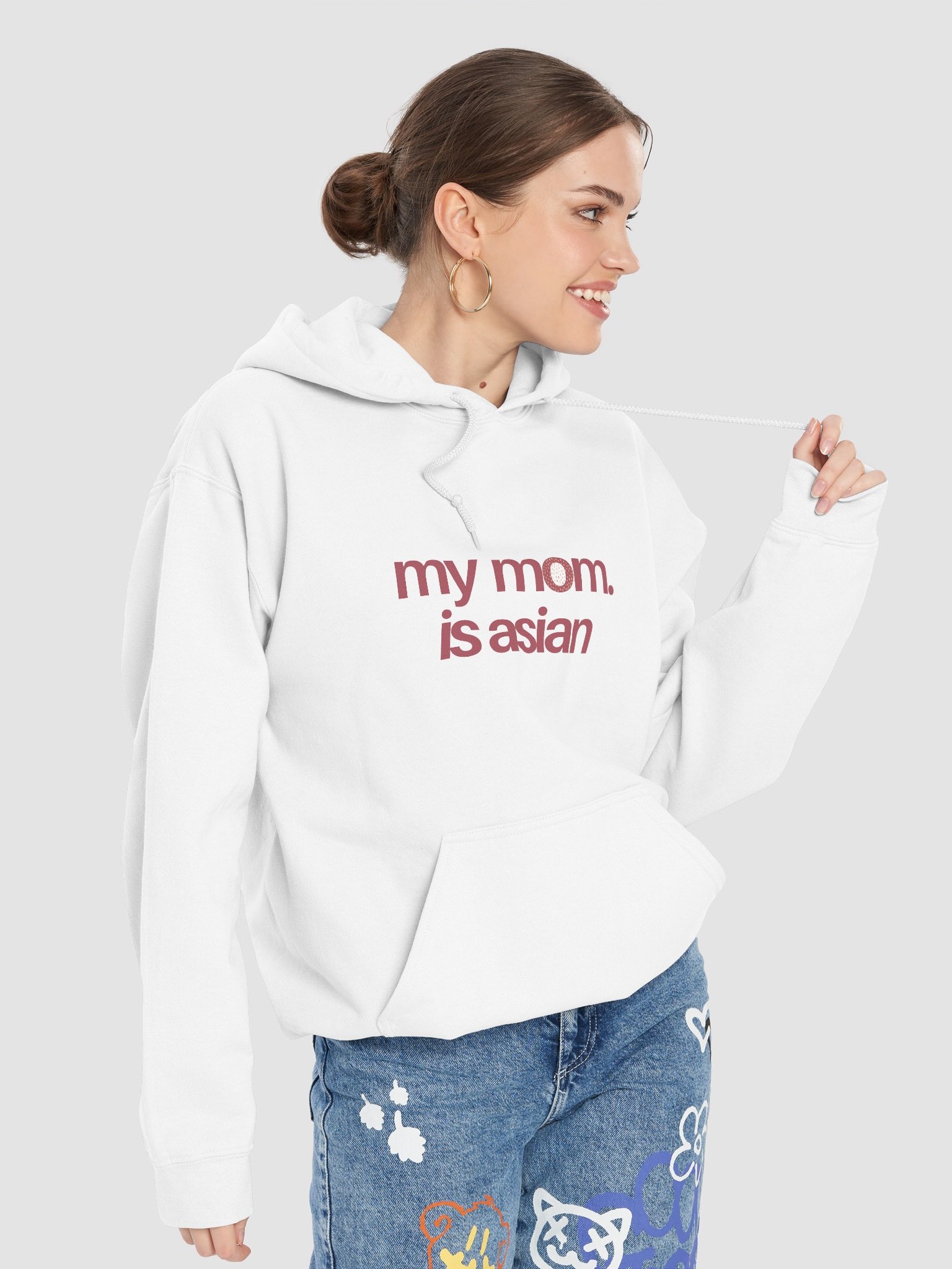 Asian Mom Floral Hoodie product image (5)