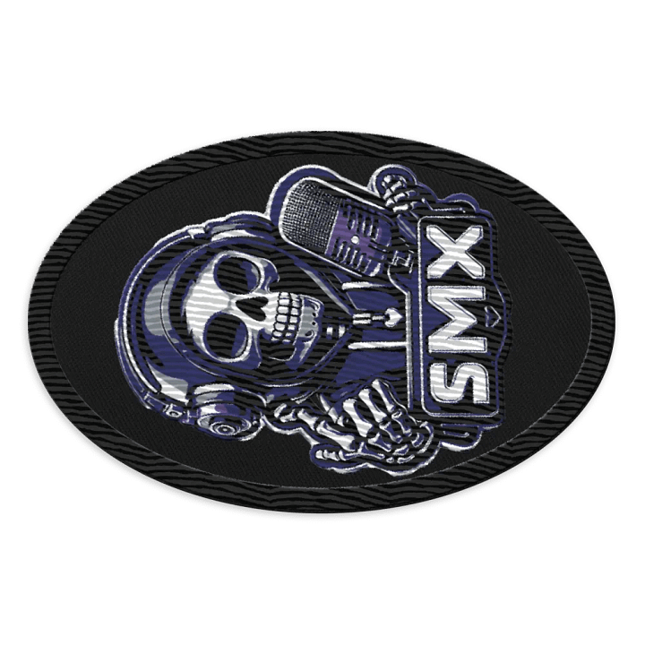 ''SMX Oval Edition'' Embroidered Patch product image (2)