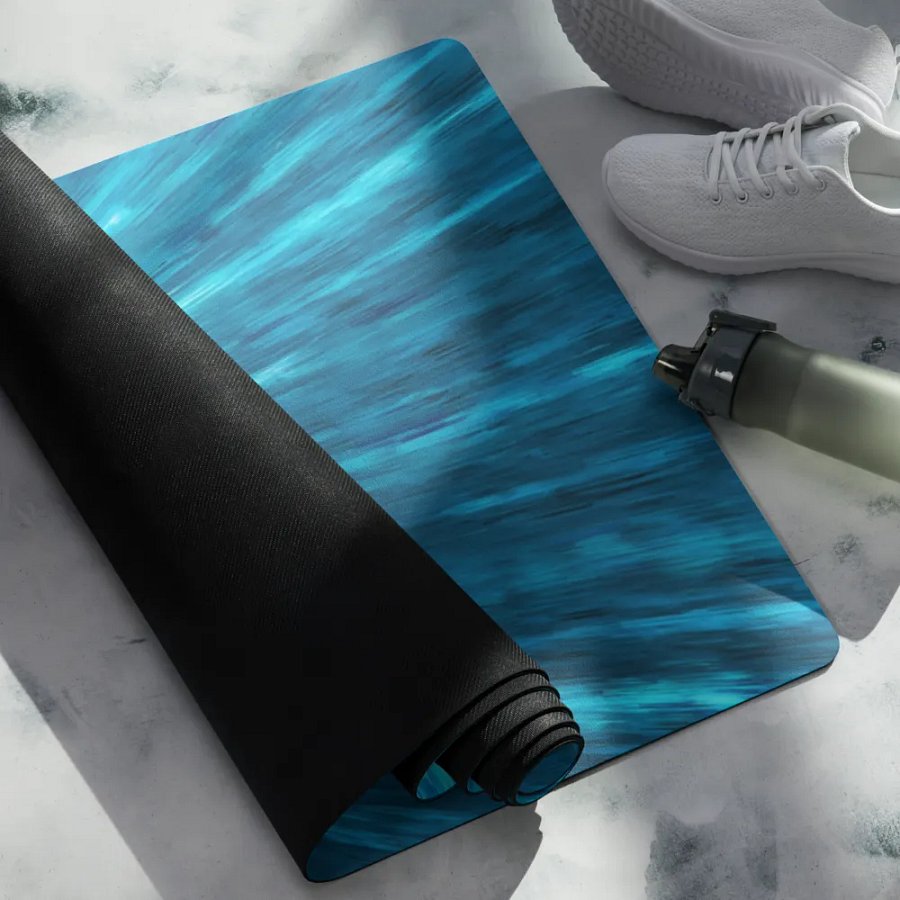 Endless Blue Yoga Mat product image (4)