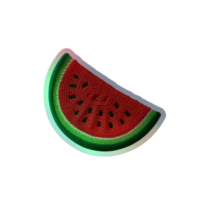 CozyAvocado Kiss-Cut Holographic Sticker Sheet Watermelon #1 product image (2)