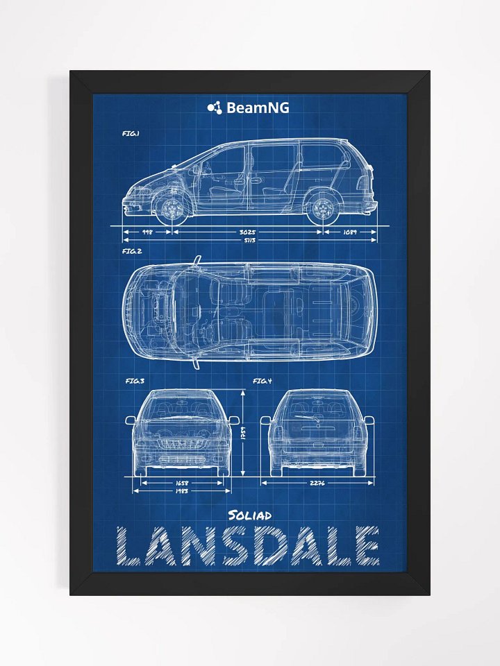 Framed Poster: Soliad Lansdale Blueprint product image (1)