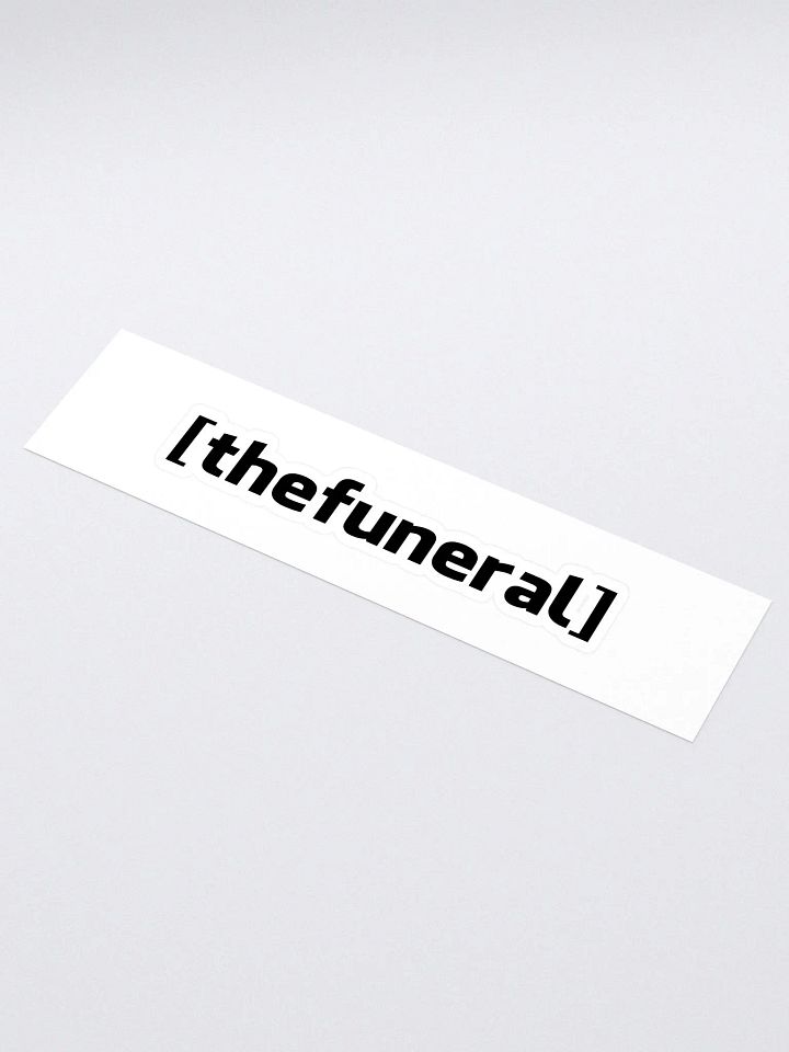 The Funeral Sticker product image (1)