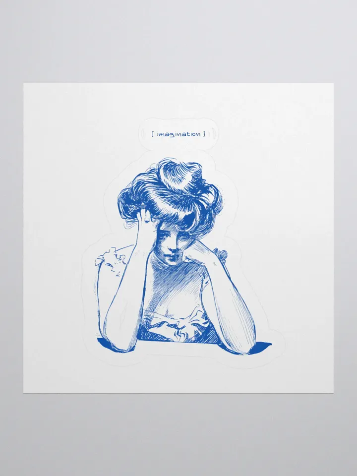 Thinking Girl | Sticker product image (4)