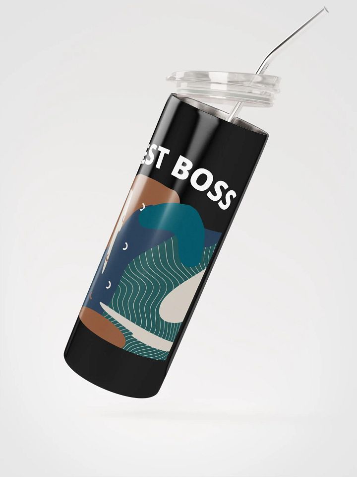 Eco-Friendly Stainless Steel Tumbler with Reusable Straw product image (2)