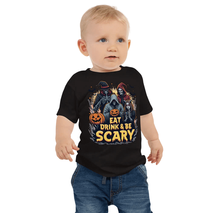 Eat Drink & Be Scary Baby Tee product image (1)