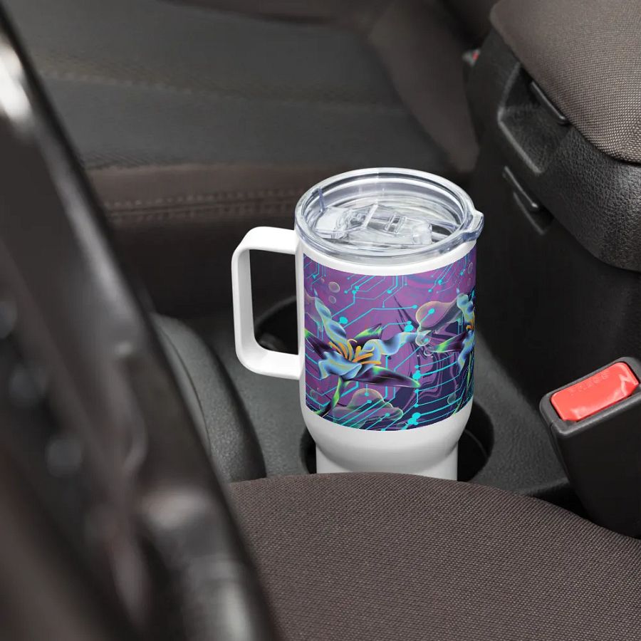 Purple mood insulated travel mug for the modern GnenZ ladies product image (8)