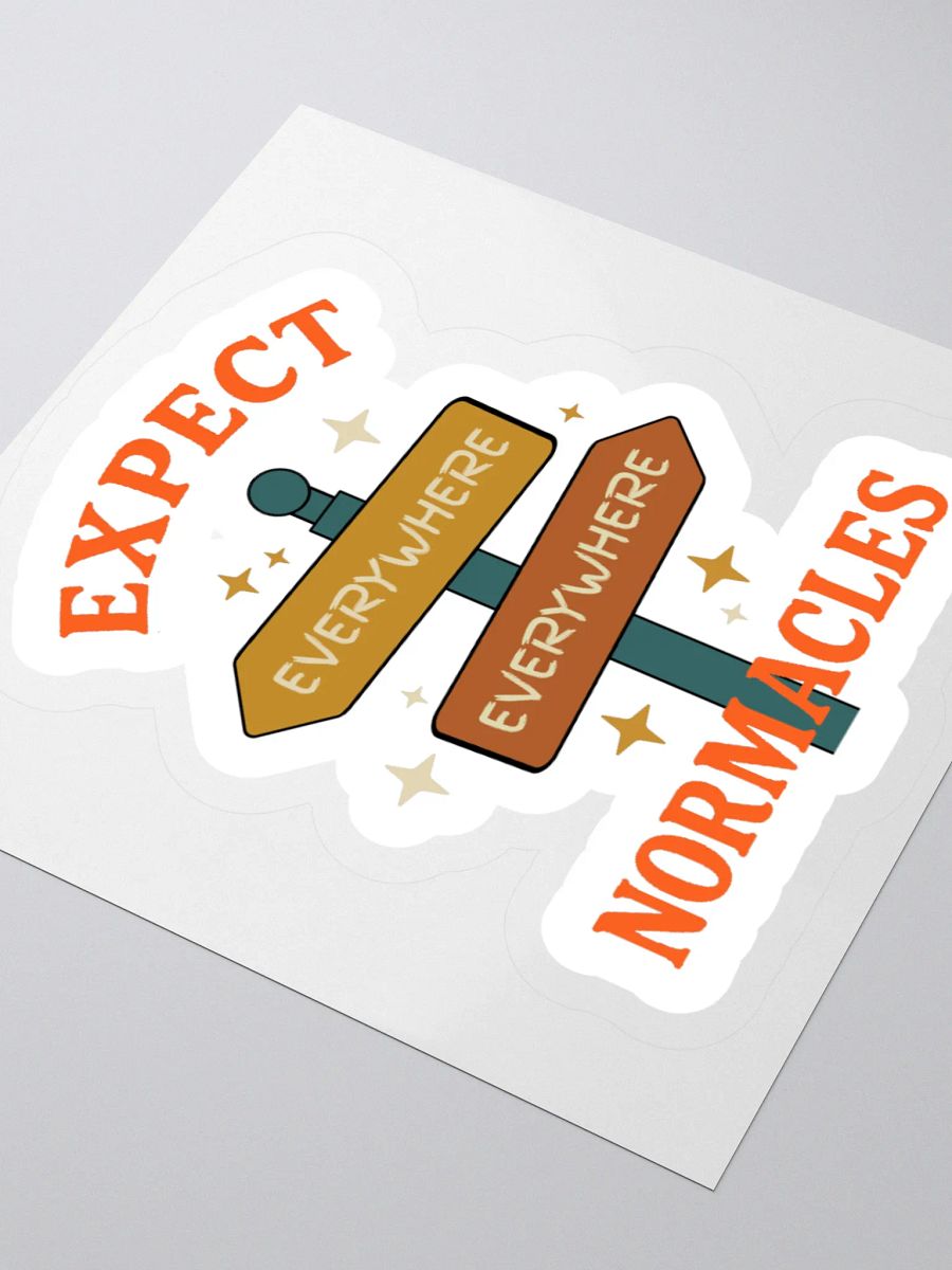 Expect Normacles Everywhere Sticker product image (3)