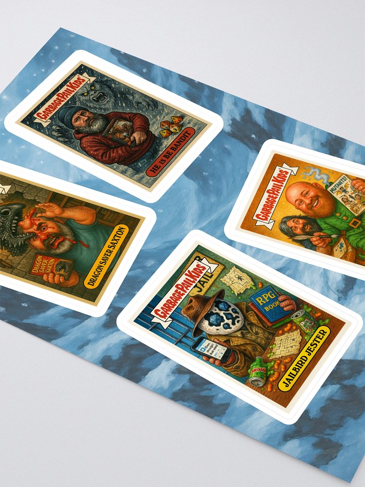 GPK Parody Sticker Sheet [TTRPG Twitter Edition] Sheet 13 product image (2)