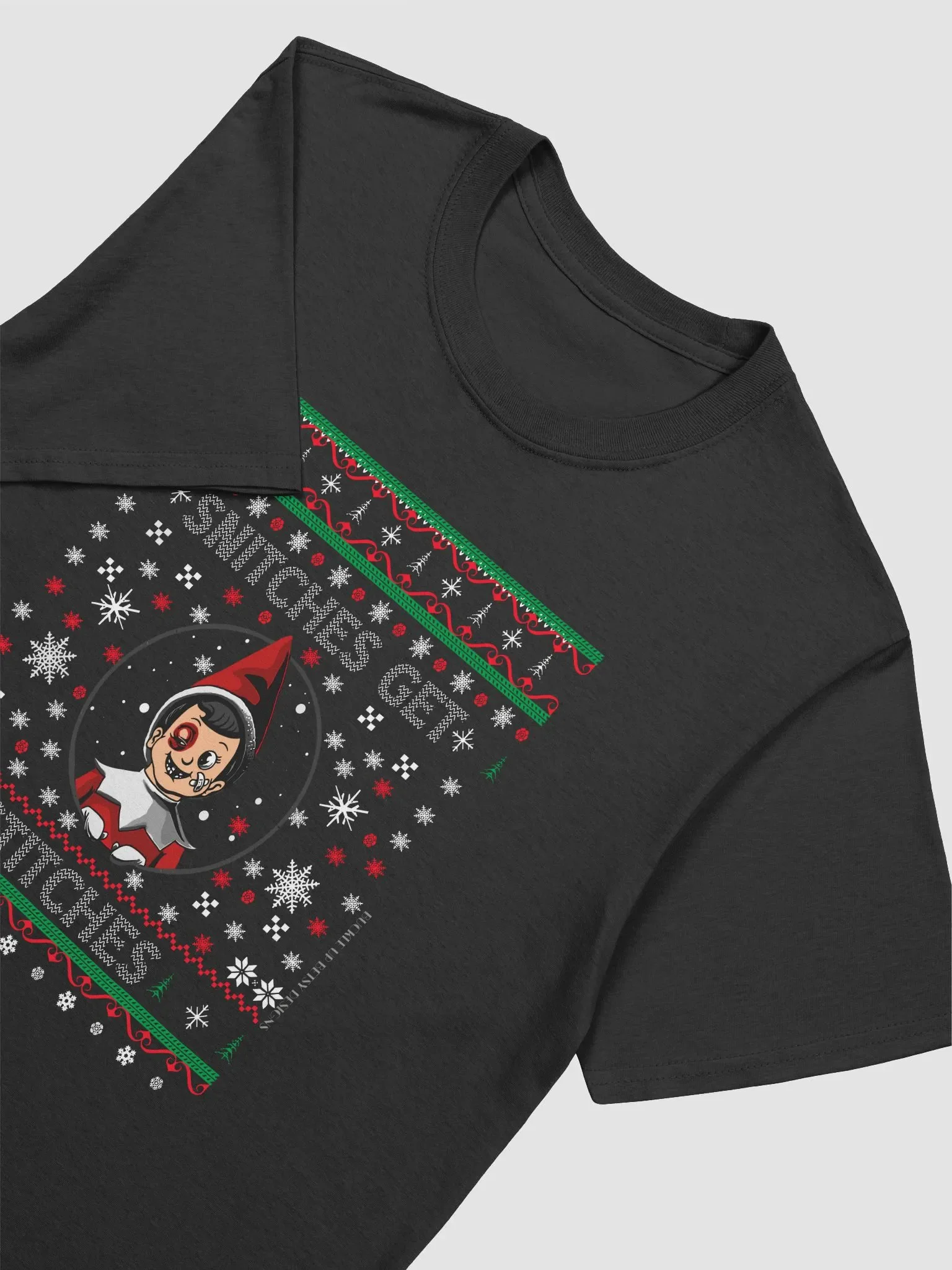 Holiday - Elf Snitches Get Stitches Ugly Sweater Style product image (2)