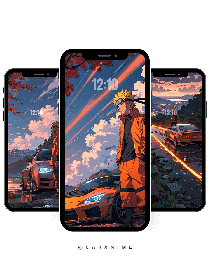 Naruto Uzumaki x Car Combo Wallpapers product image (1)